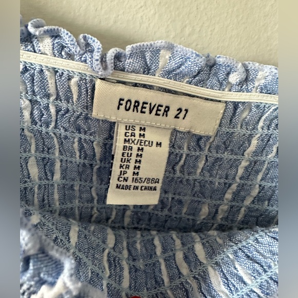 F21 | Nautical style dress with cord belt - Picture 7 of 9